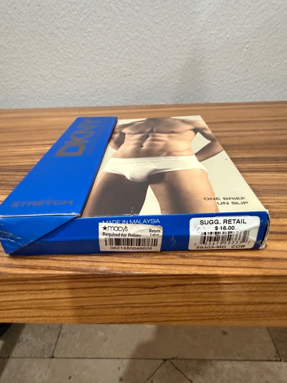 DKNY Men's cobalt Stretch Briefs - Picture 6 of 8